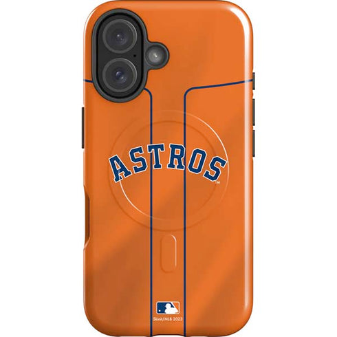 MLB Houston Astros Jersey Alternate iPhone 16 Plus Magsafe Impact Case